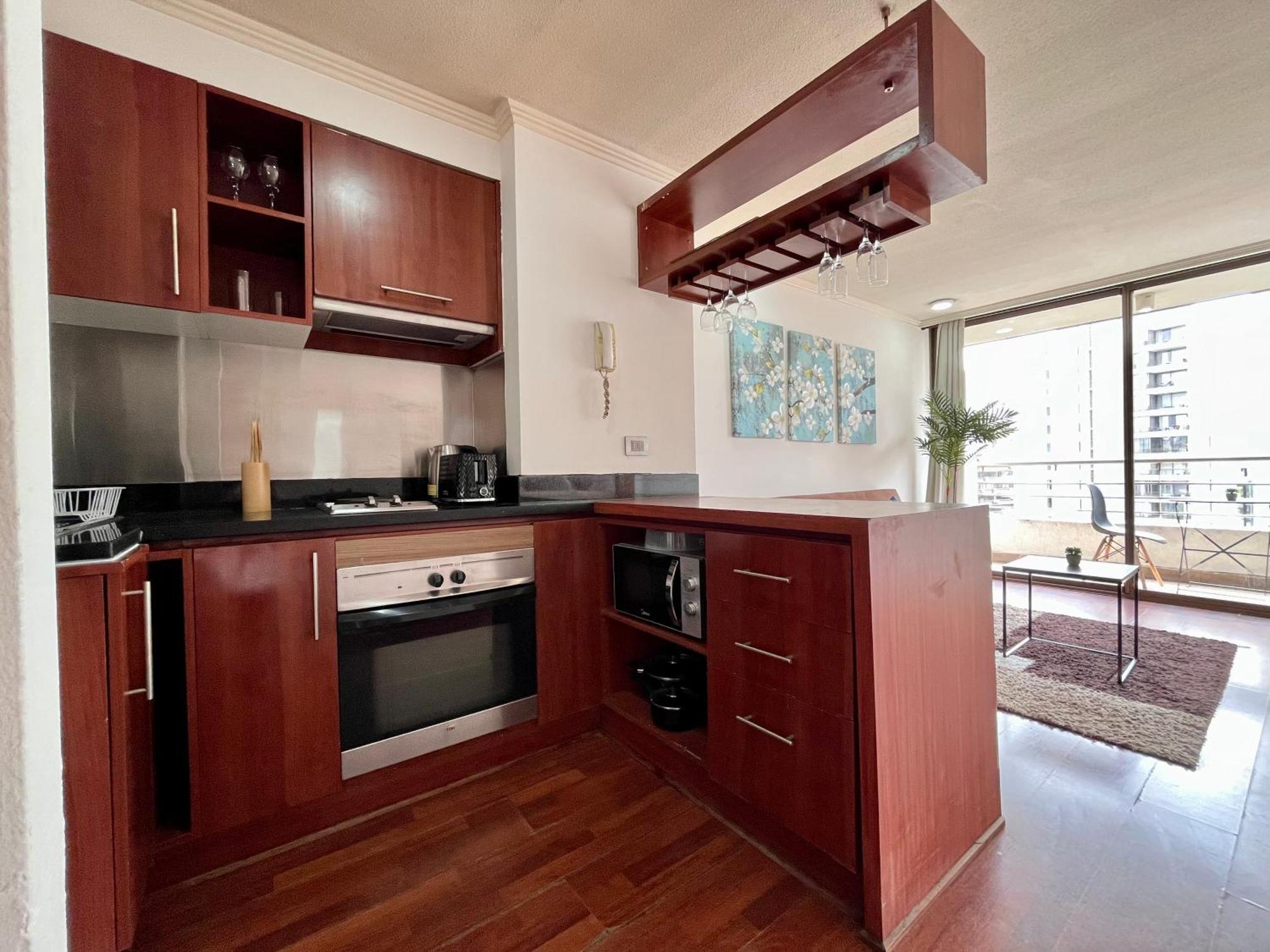 Apartamentos City Centro Manuel Montt Santiago Dış mekan fotoğraf