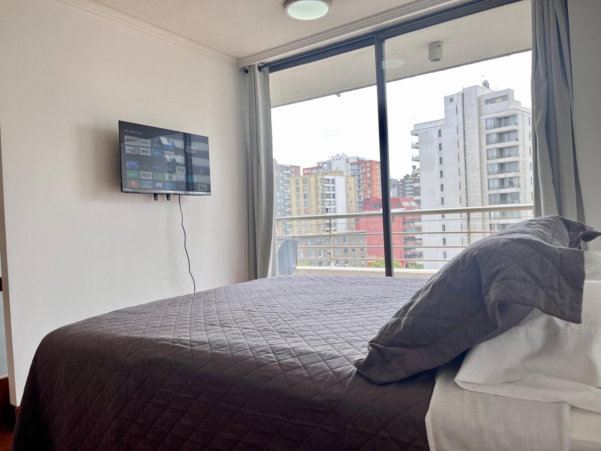 Apartamentos City Centro Manuel Montt Santiago Dış mekan fotoğraf